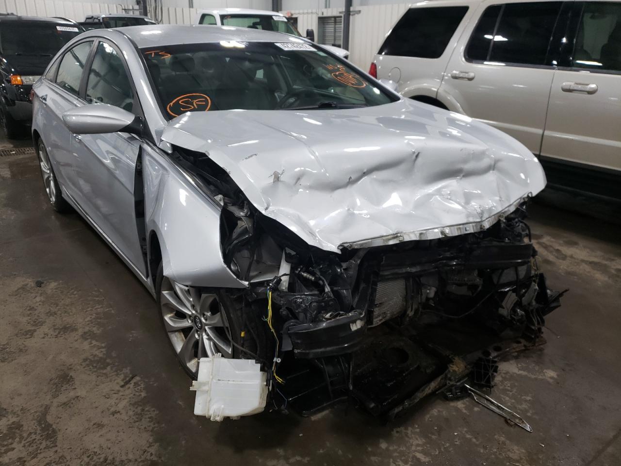 HYUNDAI SONATA SE 2012 with VIN 5NPEC4AB8CH389871 - Photo from auction