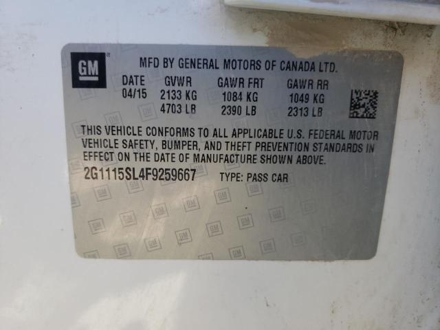 Photo 10 from auction – 2015 CHEVROLET IMPALA LT with VIN 2G1115SL4F9259667