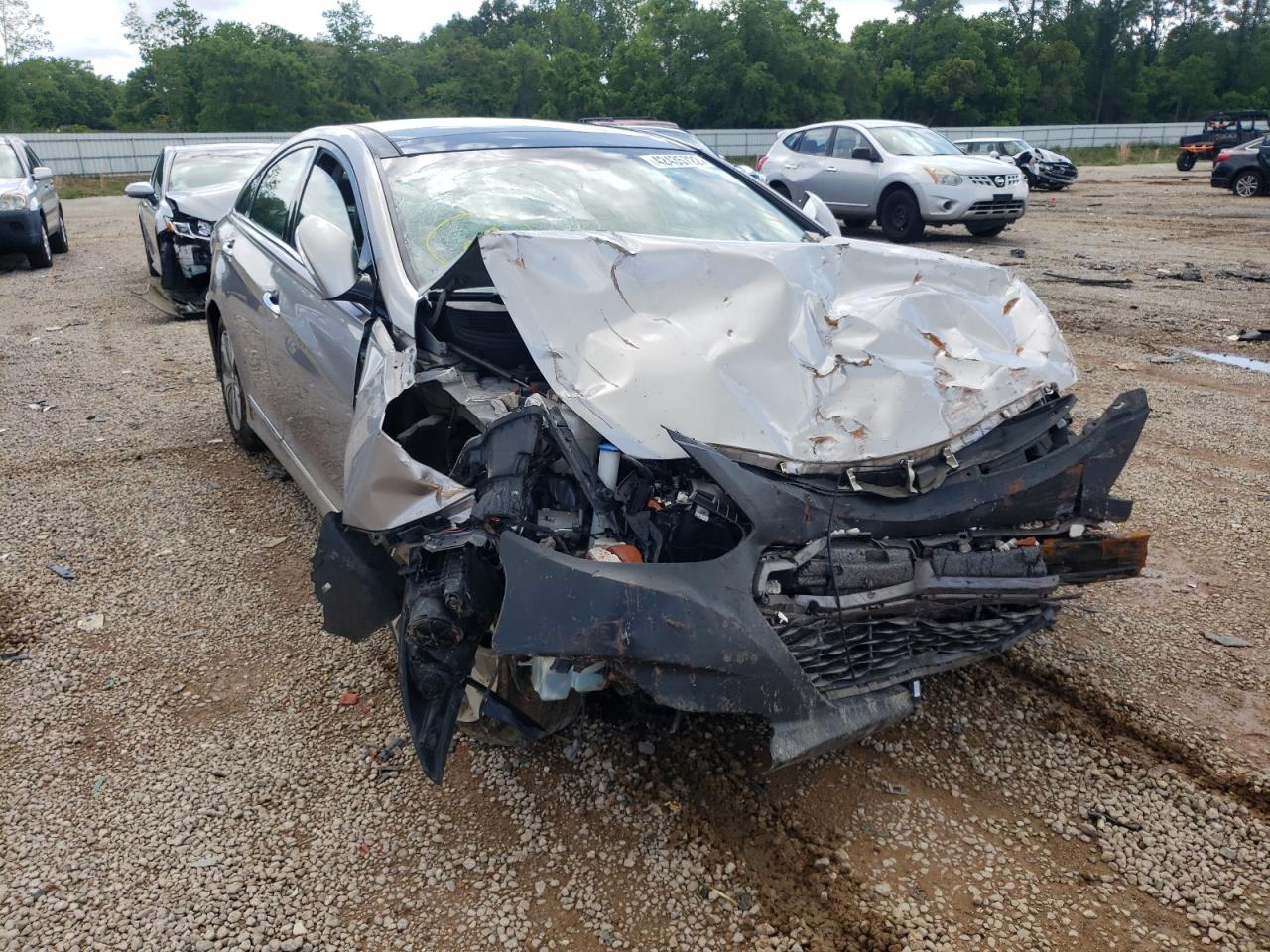 HYUNDAI SONATA HYB 2014 with VIN KMHEC4A41EA107626 - Photo from auction