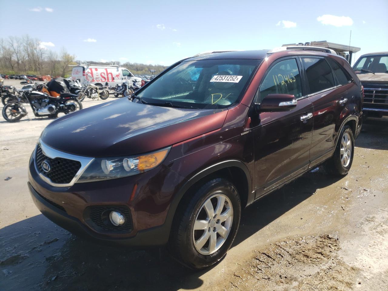 Photo 2 from auction – 2012 KIA SORENTO BA with VIN 5XYKT4A64CG229032