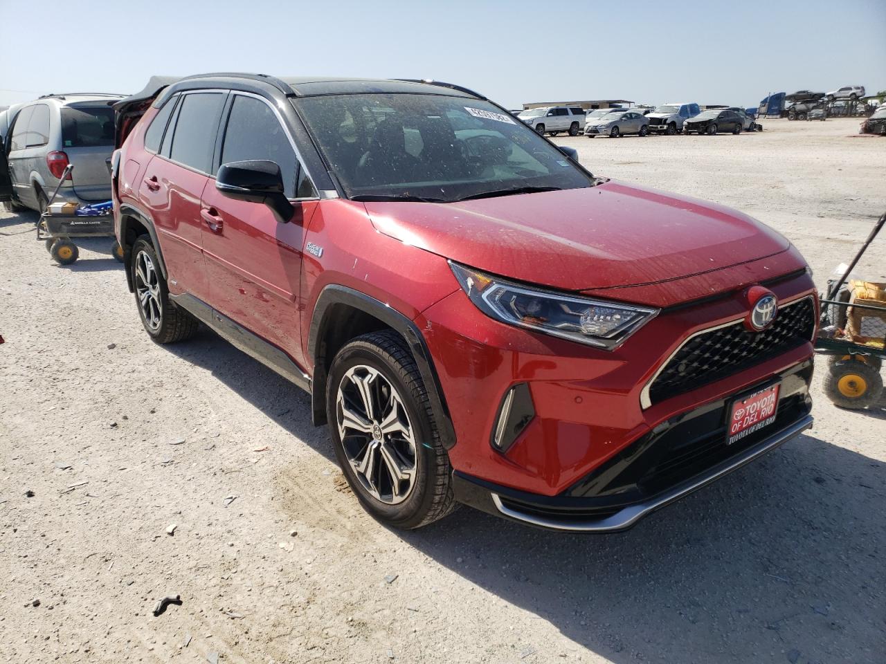 TOYOTA RAV4 PRIME 2021 with VIN JTMFB3FV7MD075138 - Photo from auction