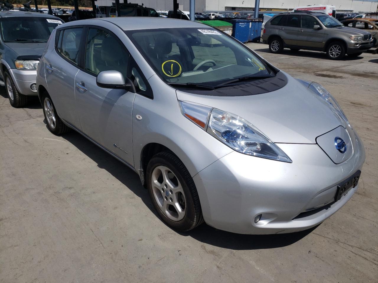 NISSAN LEAF SV 2011 with VIN JN1AZ0CP1BT007305 - Photo from auction