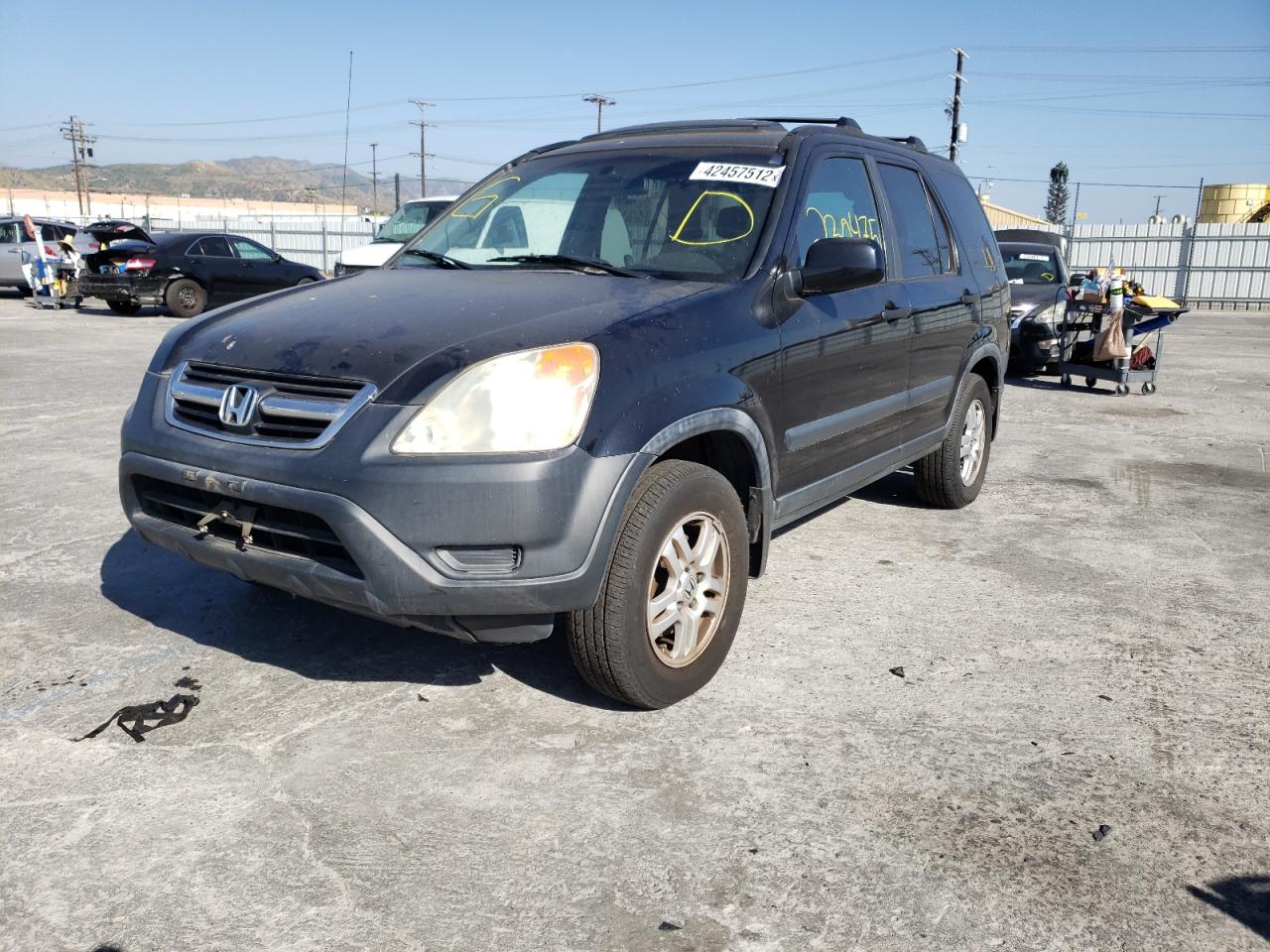 Photo 2 from auction – 2004 HONDA CR-V EX with VIN SHSRD78874U258160
