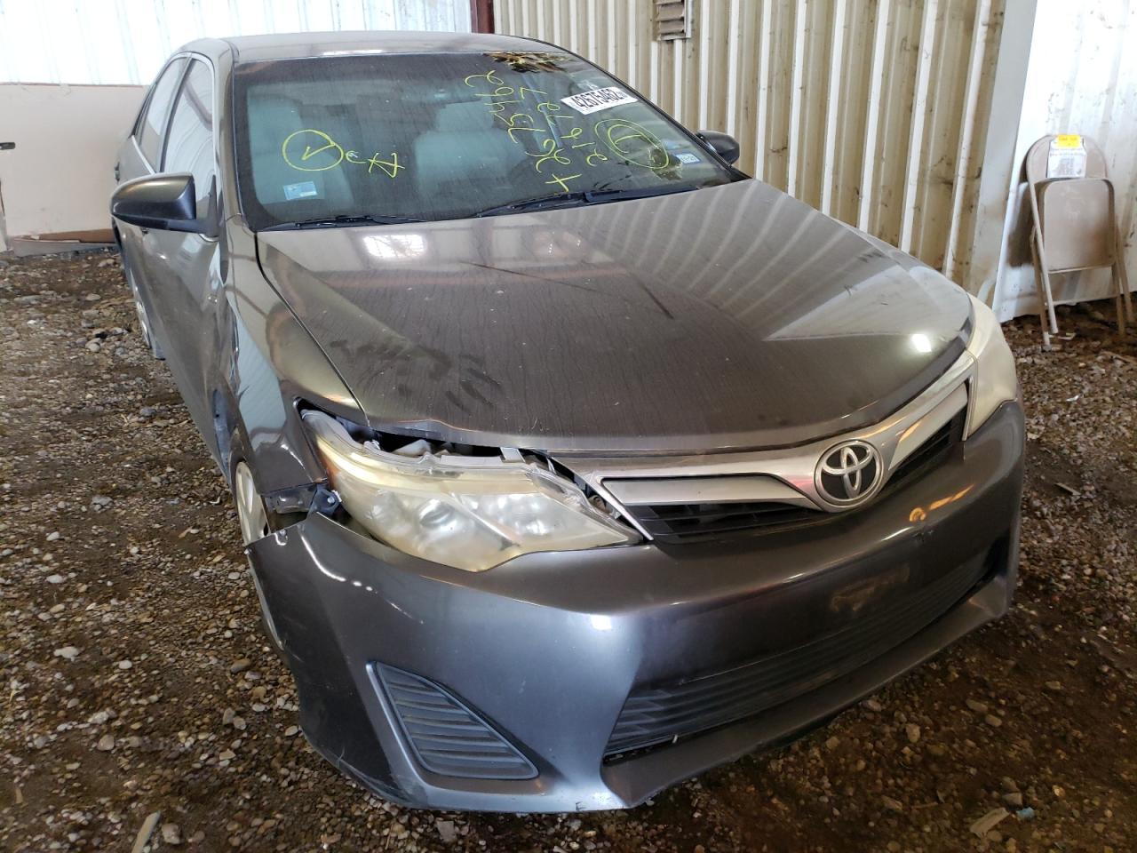 TOYOTA CAMRY L 2013 with VIN 4T1BF1FK8DU216727 - Photo from auction