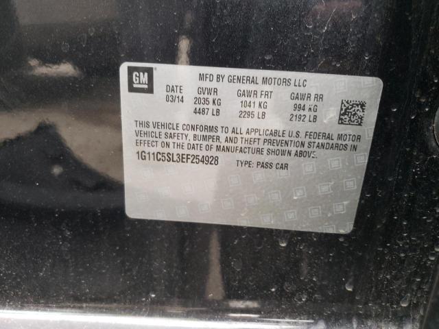 Photo 10 from auction – 2014 CHEVROLET MALIBU 1LT with VIN 1G11C5SL3EF254928