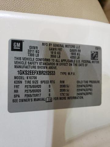 Photo 10 from auction – 2011 GMC YUKON DENA with VIN 1GKS2EEFXBR282633