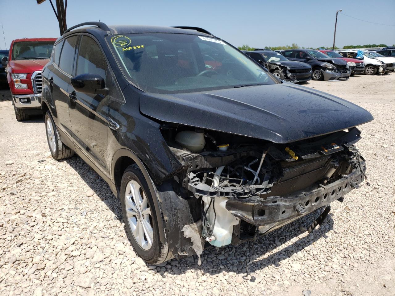 Photo 1 from auction – 2018 FORD ESCAPE SE with VIN 1FMCU0GD7JUA09388