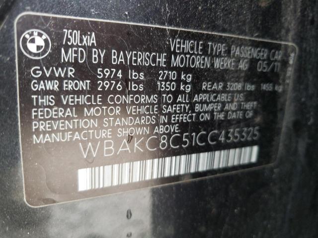 Photo 10 from auction – 2012 BMW ALPINA B7 with VIN WBAKC8C51CC435325