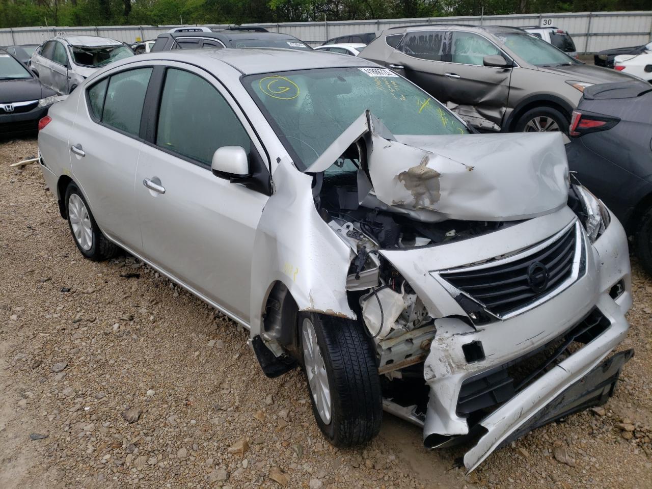 NISSAN VERSA S 2013 with VIN 3N1CN7AP0DL819962 - Photo from auction