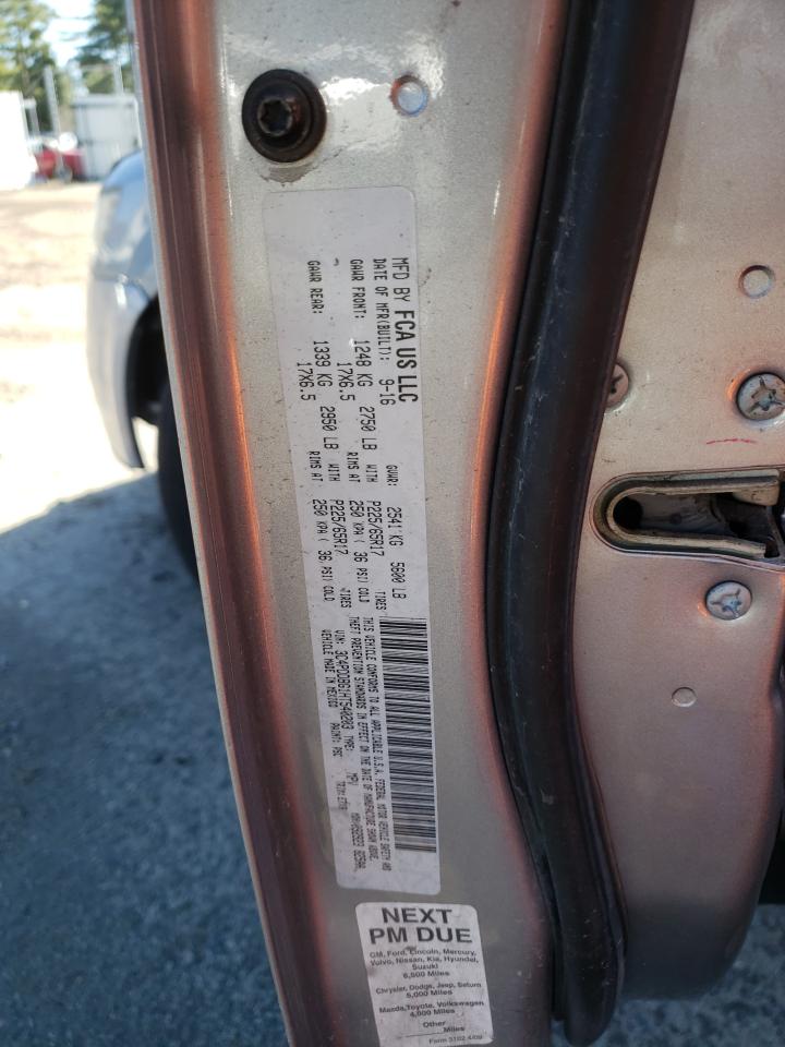 Photo 10 from auction – 2017 DODGE JOURNEY SX with VIN 3C4PDDBG1HT540203