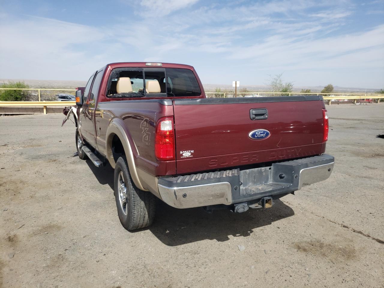 Photo 3 from auction – 2012 FORD F350 SUPER with VIN 1FT8W3BT6CED08288