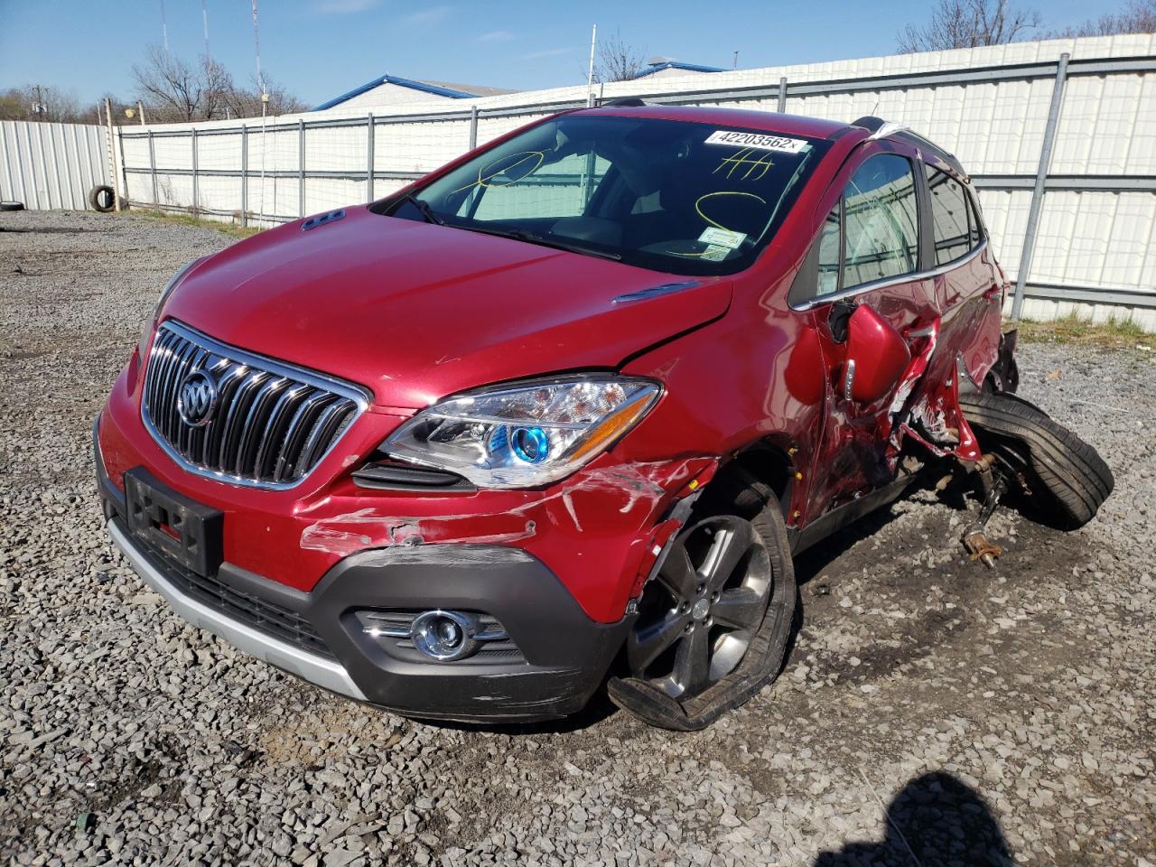 Photo 2 from auction – 2014 BUICK ENCORE CON with VIN KL4CJFSB7EB533254