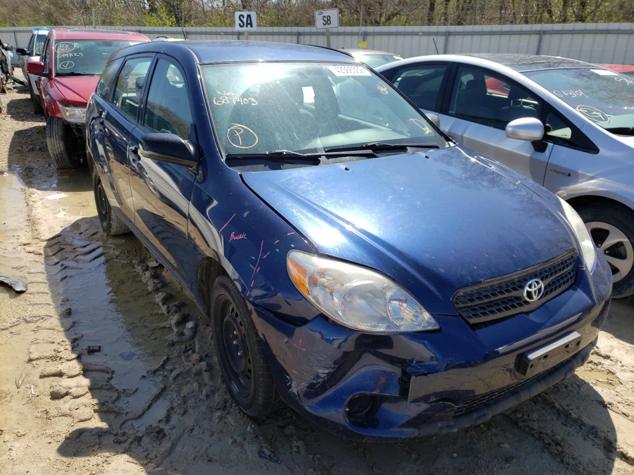 TOYOTA COROLLA MA 2008 with VIN 2T1KR32EX8C687403 - Photo from auction