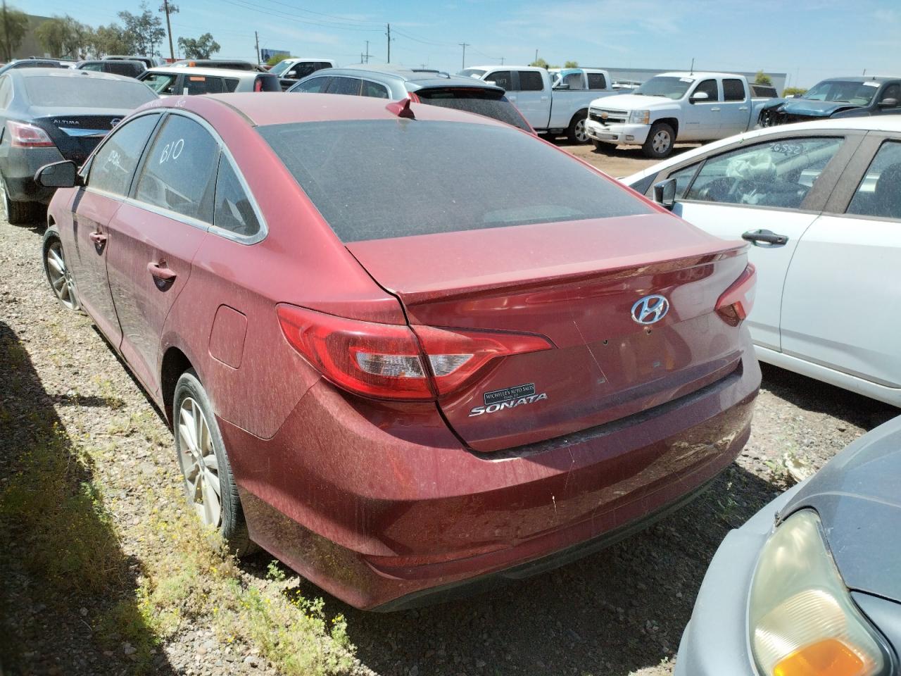 Photo 3 from auction – 2016 HYUNDAI SONATA SE with VIN 5NPE24AF9GH279519