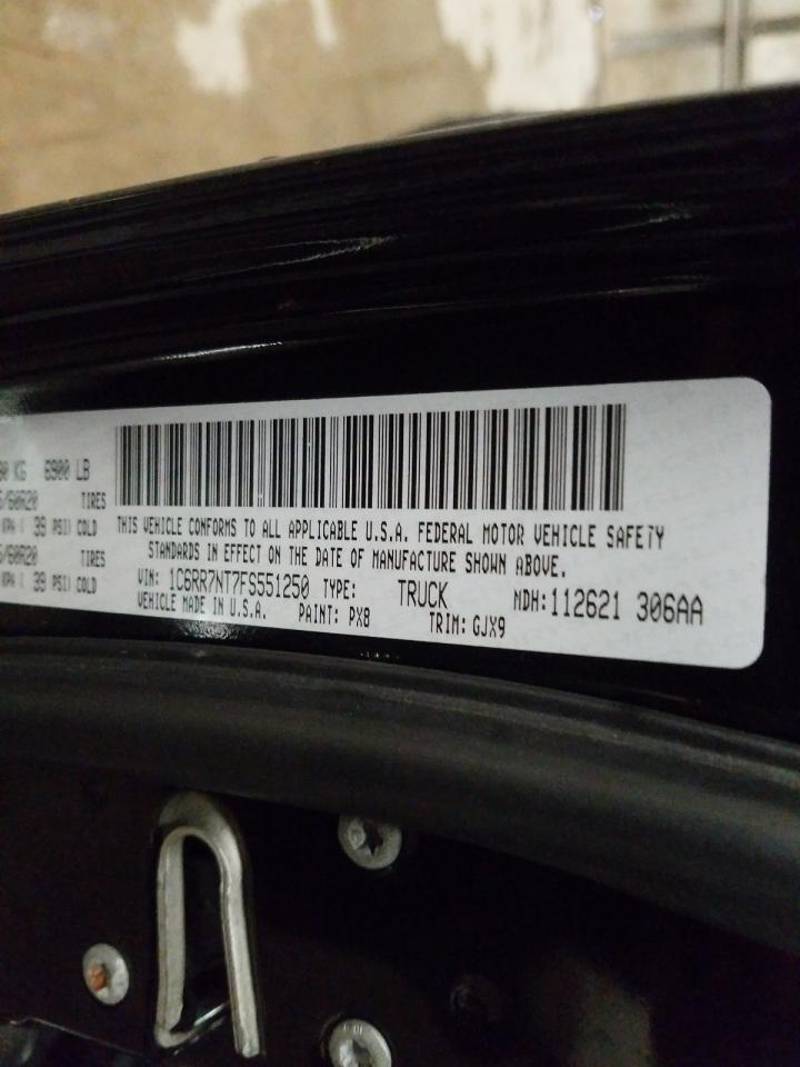 Photo 10 from auction – 2015 RAM 1500 LARAM with VIN 1C6RR7NT7FS551250