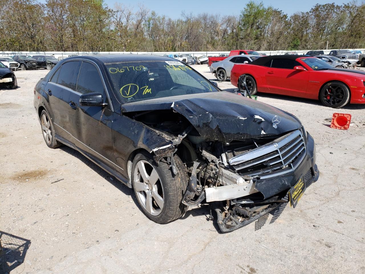 MERCEDES-BENZ E 350 2010 with VIN WDDHF5GB6AA067709 - Photo from auction