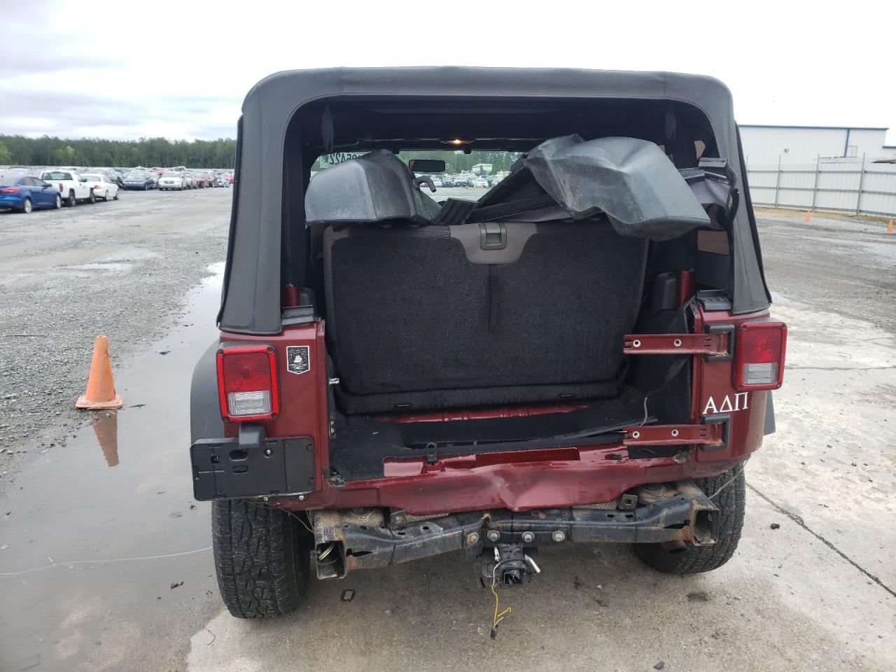 Photo 9 from auction – 2007 JEEP WRANGLER X with VIN 1J4FA24157L109739