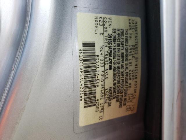 Photo 10 from auction – 2010 NISSAN VERSA S with VIN 3N1BC1AP5AL420166