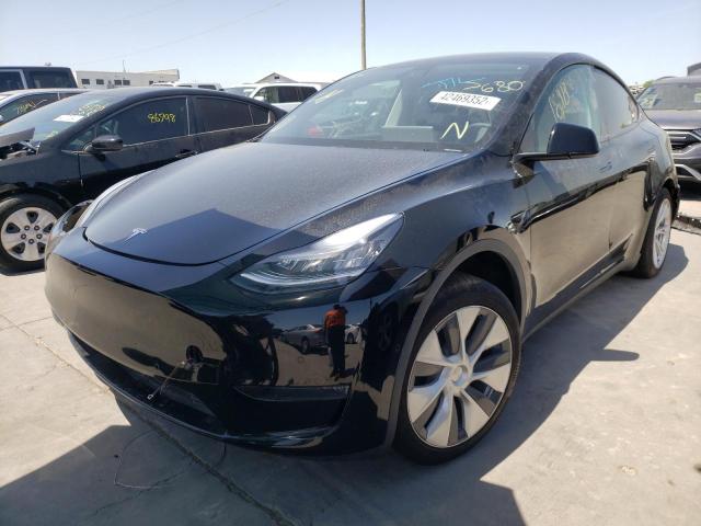 Photo 2 from auction – 2020 TESLA MODEL Y with VIN 5YJYGDEE1LF057680