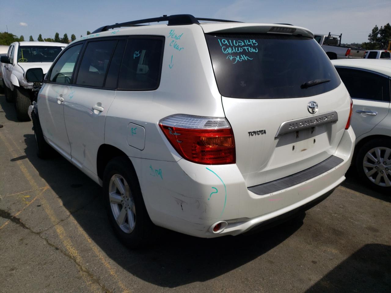 Photo 3 from auction – 2009 TOYOTA HIGHLANDER with VIN JTEDA41A992006065