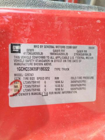 Photo 10 from auction – 2009 CHEVROLET SILVERADO with VIN 1GCHC53K89F186322