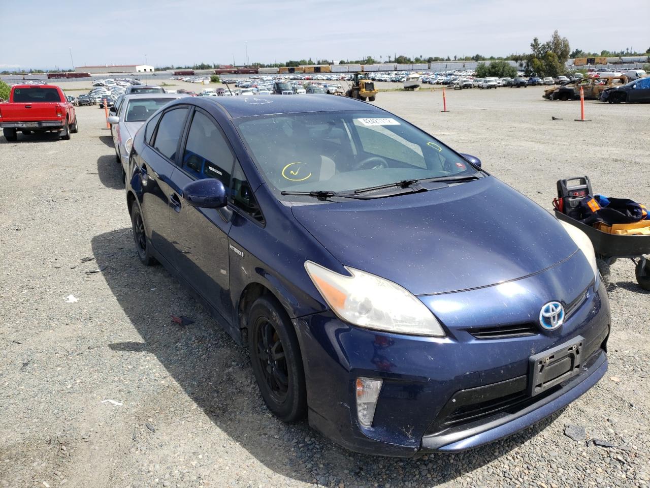TOYOTA PRIUS 2013 with VIN JTDKN3DU7D1707704 - Photo from auction