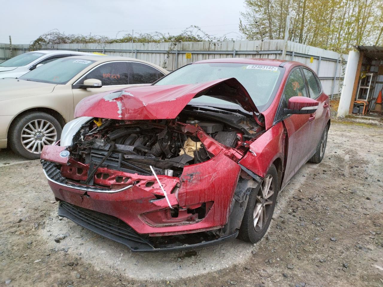Photo 2 from auction – 2017 FORD FOCUS SE with VIN 1FADP3K2XHL211641