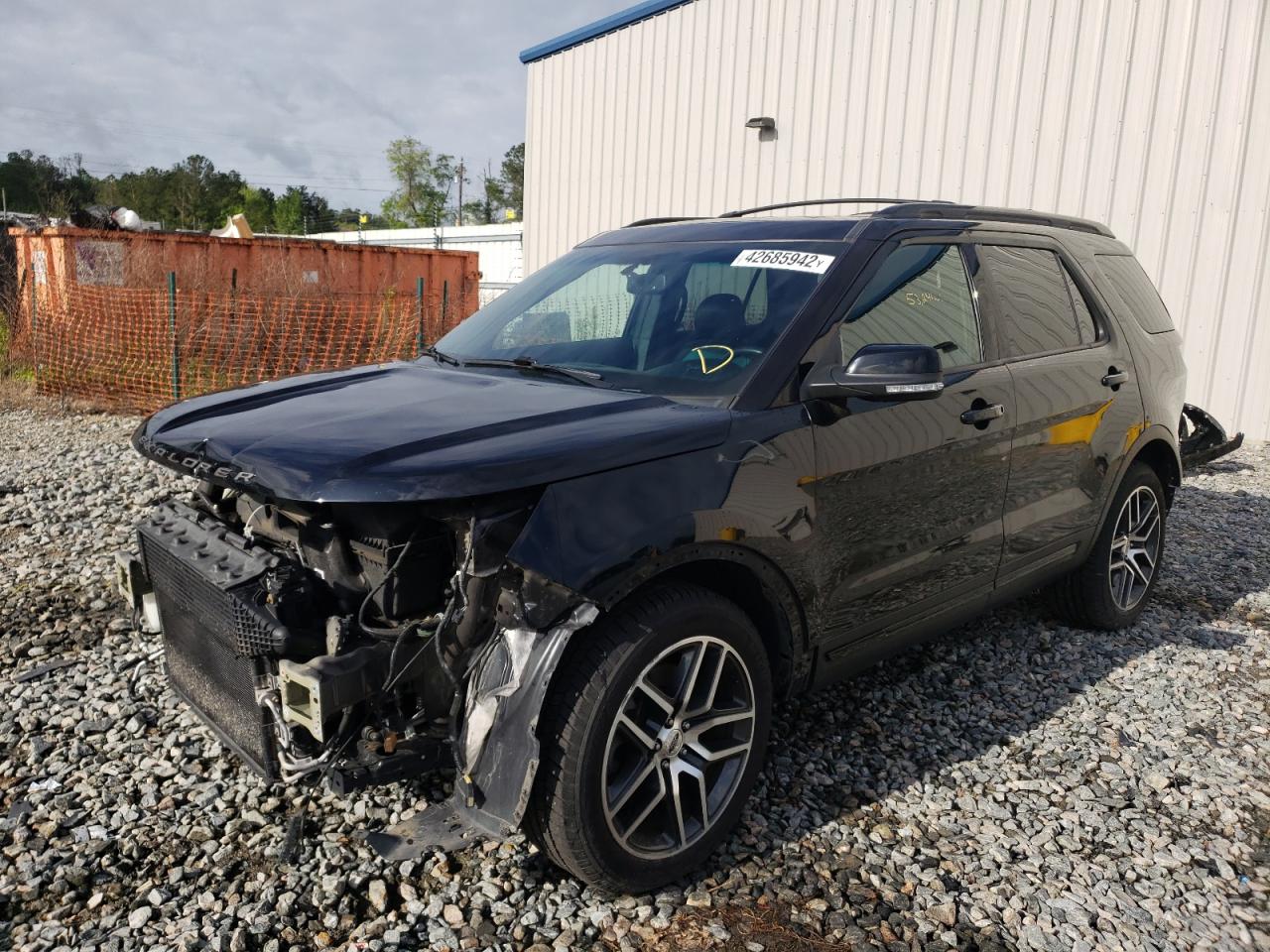 Photo 2 from auction – 2017 FORD EXPLORER S with VIN 1FM5K8GT0HGB38540