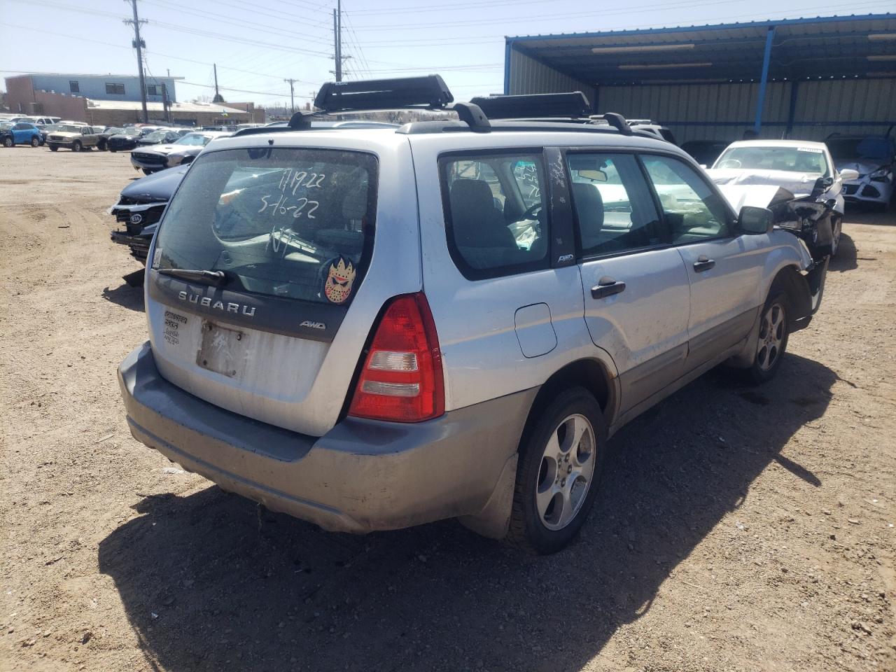 Photo 4 from auction – 2004 SUBARU FORESTER 2 with VIN JF1SG65664H739553