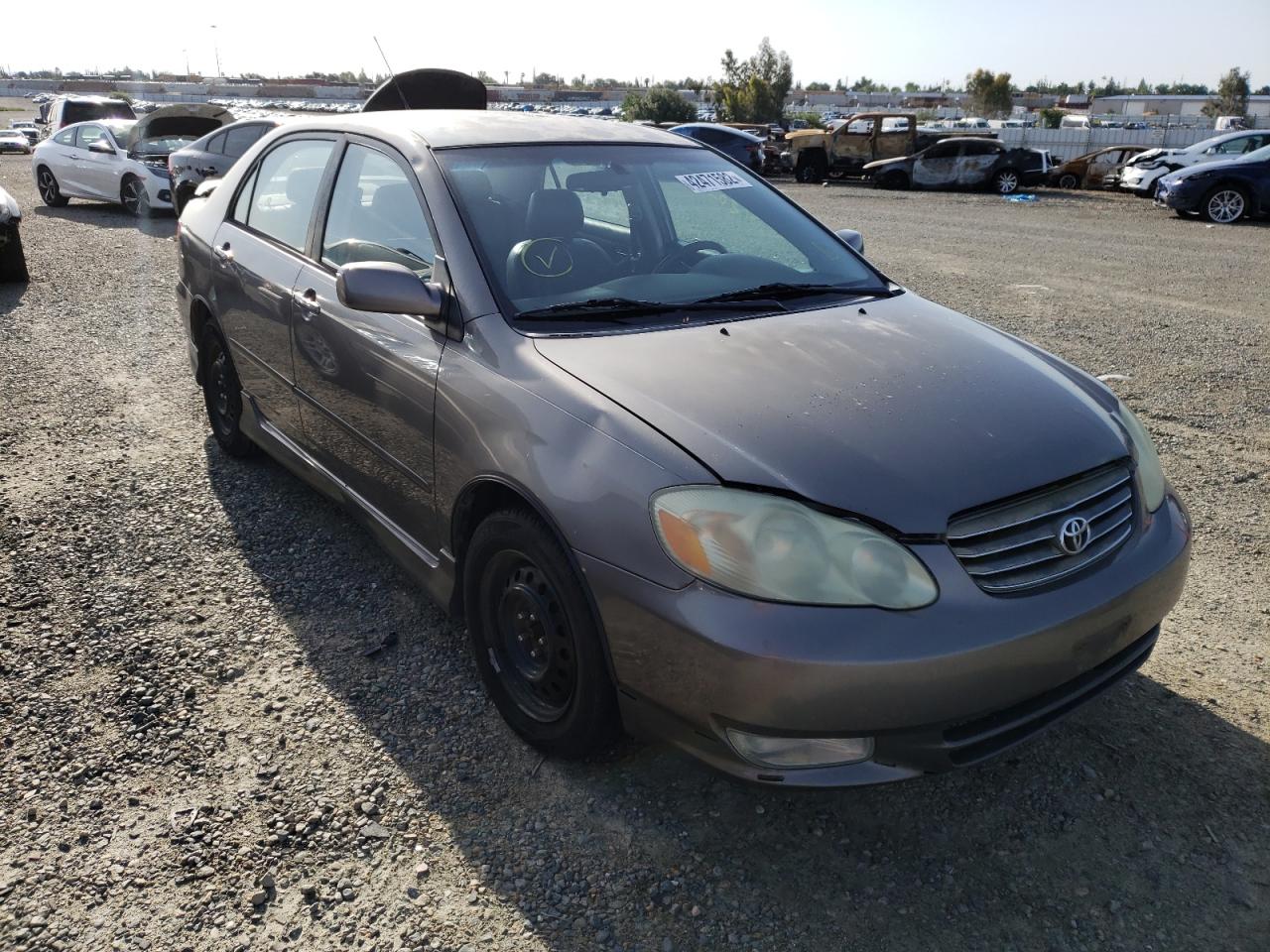 TOYOTA COROLLA 2004 with VIN 2T1BR32E74C290421 - Photo from auction