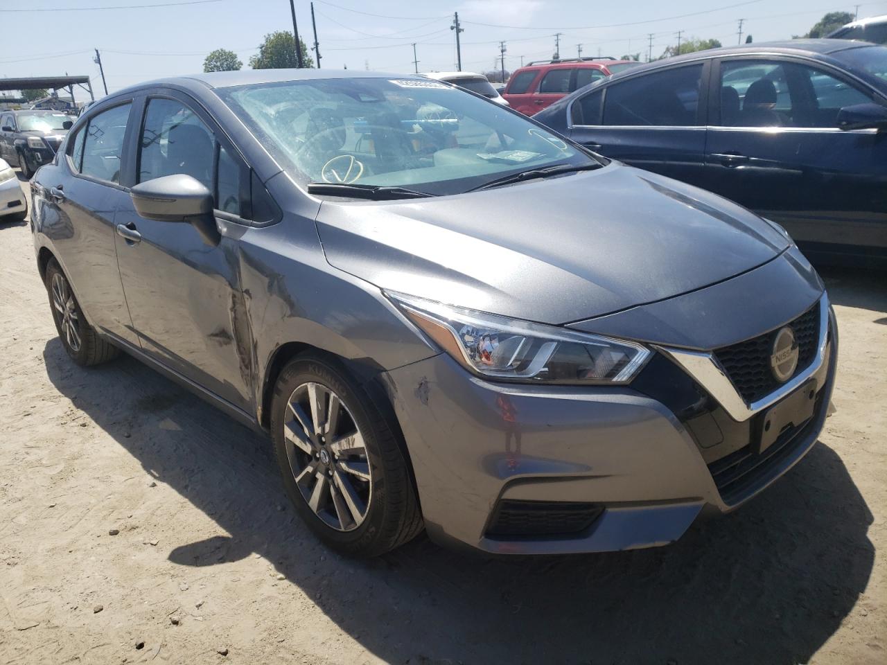 NISSAN VERSA SV 2021 with VIN 3N1CN8EV8ML830349 - Photo from auction