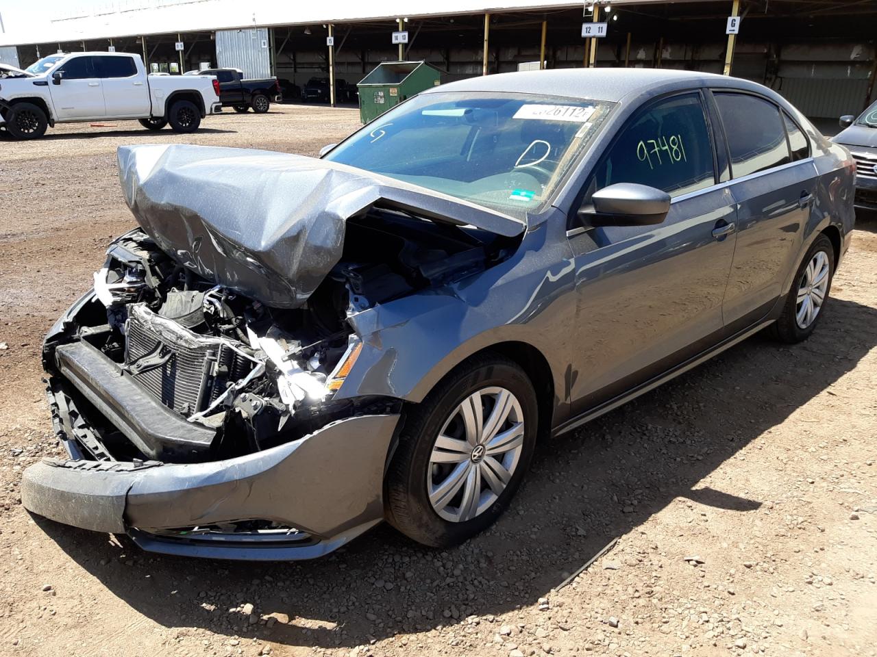 Photo 2 from auction – 2017 VOLKSWAGEN JETTA S with VIN 3VW2B7AJ1HM348432