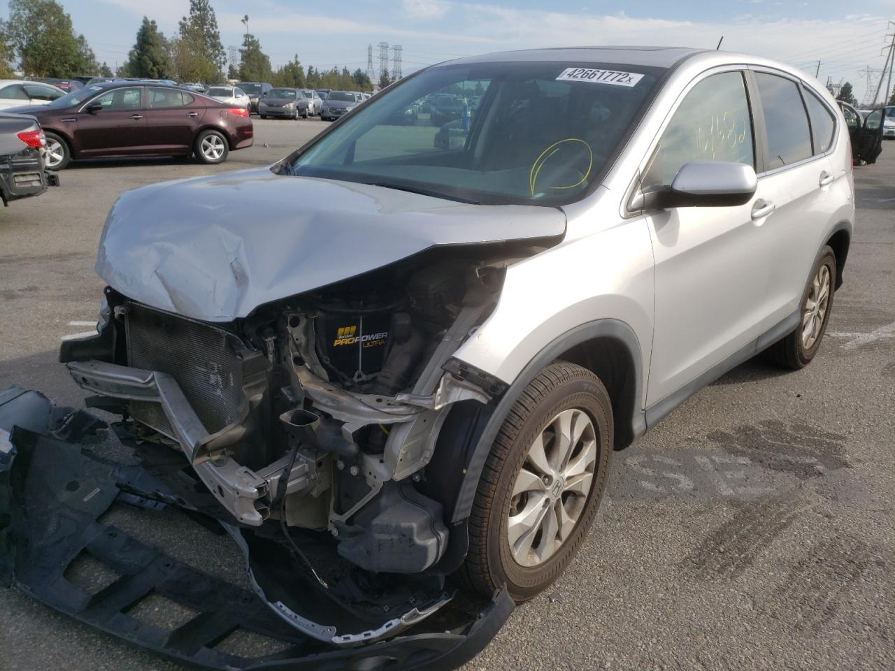 Photo 2 from auction – 2012 HONDA CR-V EX with VIN 5J6RM4H56CL028112