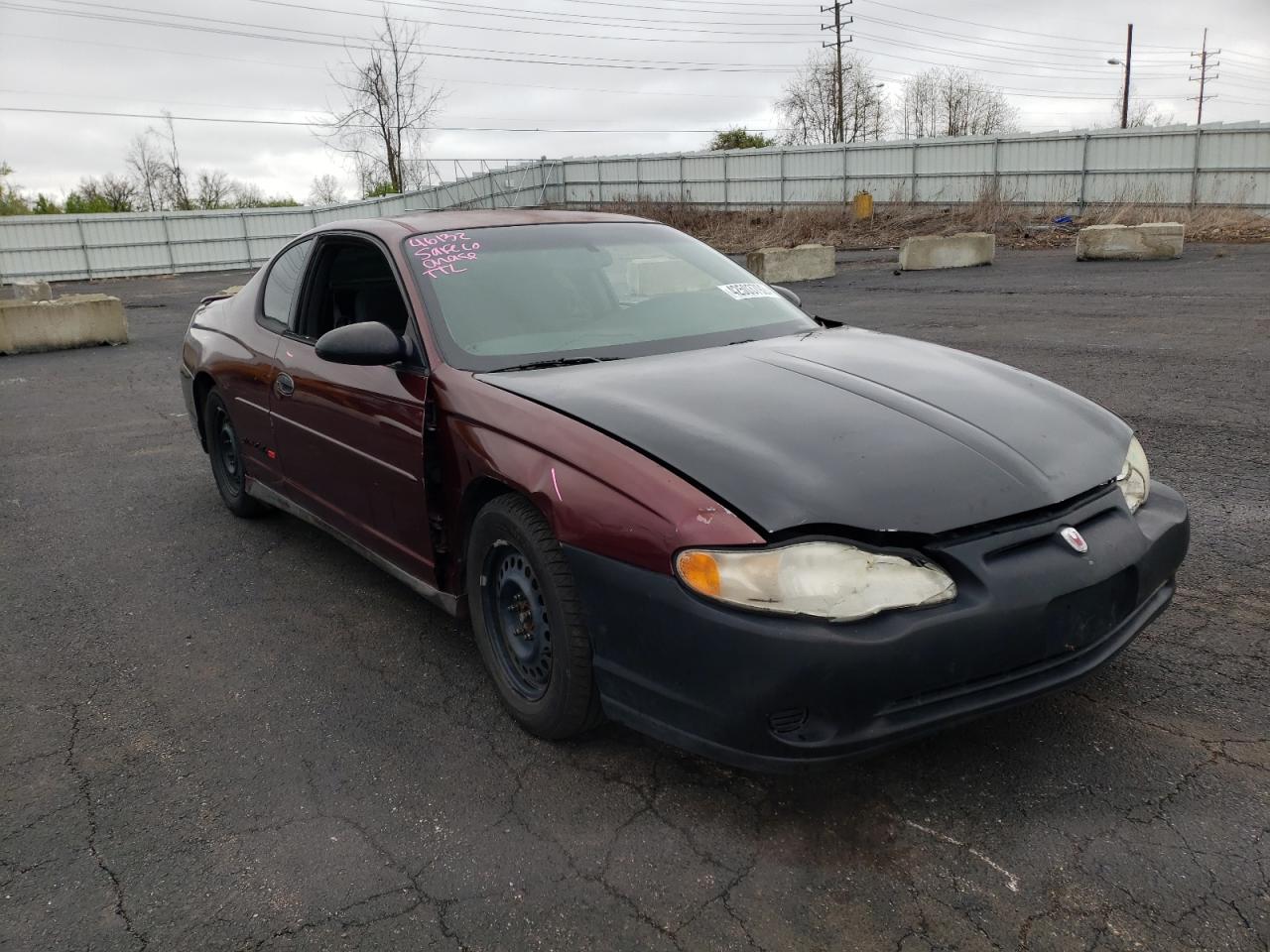 CHEVROLET MONTE CARL 2002 with VIN 2G1WX15K129144065 - Photo from auction
