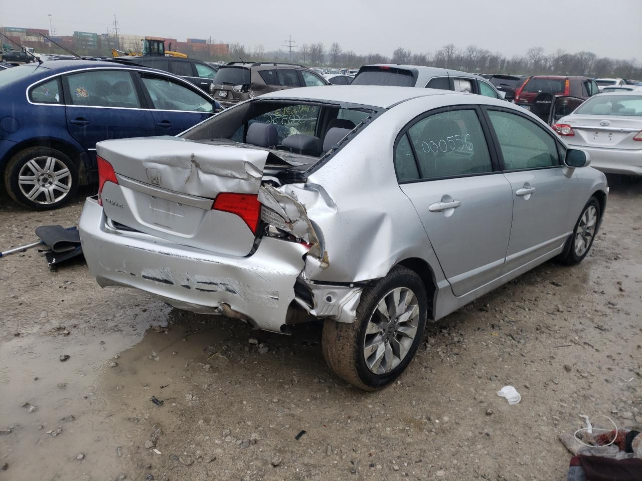 Photo 4 from auction – 2009 HONDA CIVIC EX with VIN 19XFA16839E000556