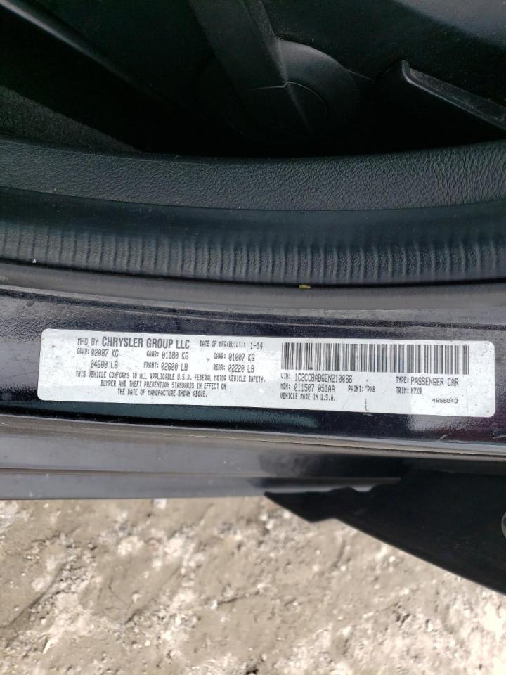 Photo 10 from auction – 2014 CHRYSLER 200 LX with VIN 1C3CCBAB6EN210066