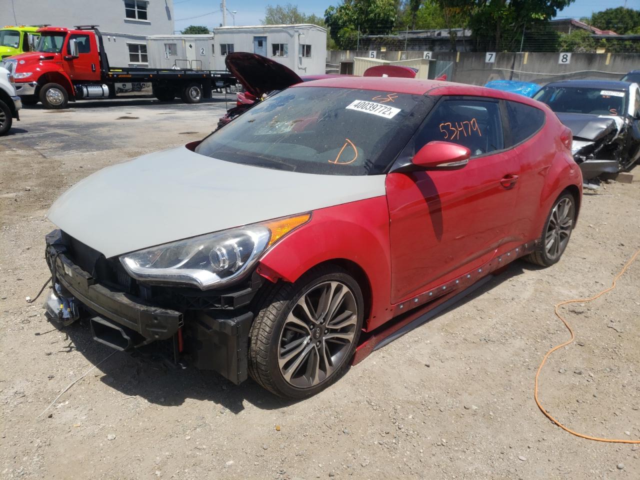 Photo 2 from auction – 2016 HYUNDAI VELOSTER T with VIN KMHTC6AE6GU274576