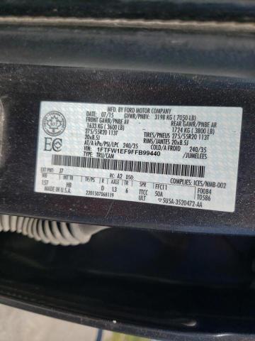 Photo 10 from auction – 2015 FORD F150 SUPER with VIN 1FTFW1EF9FFB99440