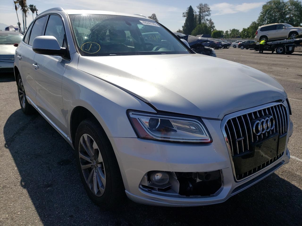 AUDI Q5 PREMIUM 2014 with VIN WA1CFAFP8EA091567 - Photo from auction