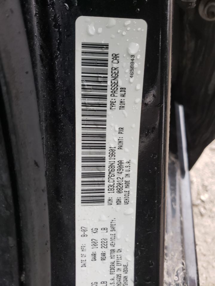 Photo 10 from auction – 2008 DODGE AVENGER R/ with VIN 1B3LC76M68N119601