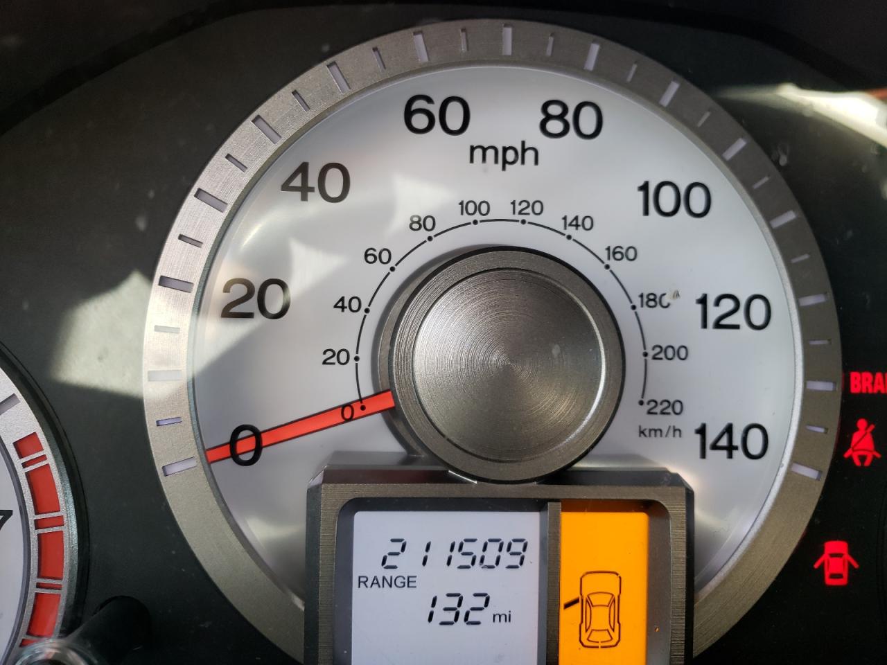 Photo 8 from auction – 2009 HONDA PILOT LX with VIN 5FNYF48299B010667