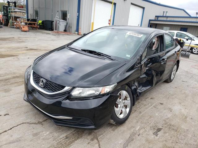 Photo 2 from auction – 2014 HONDA CIVIC LX with VIN 19XFB2F52EE061173