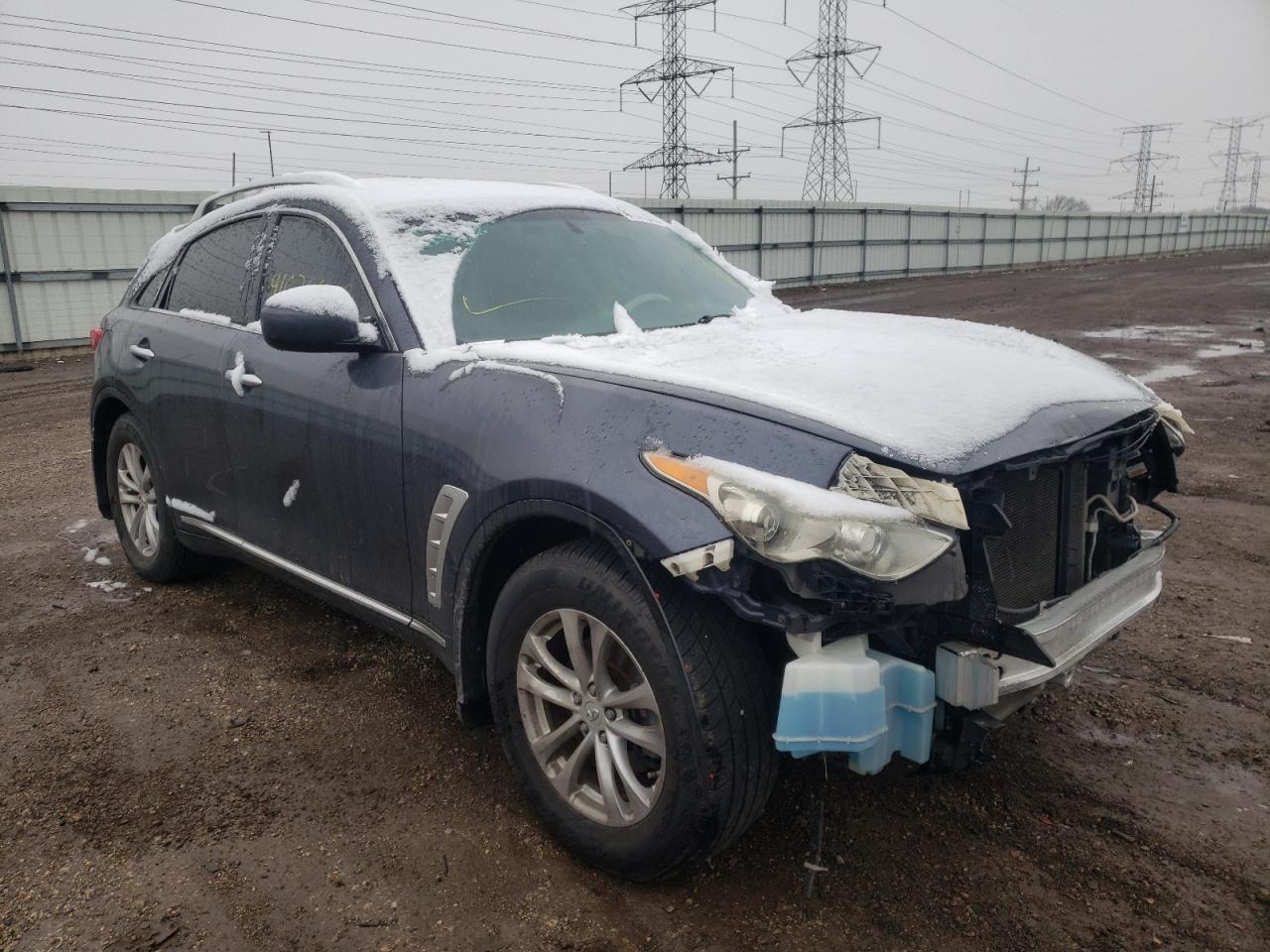 INFINITI FX35 2010 with VIN JN8AS1MW2AM853758 - Photo from auction