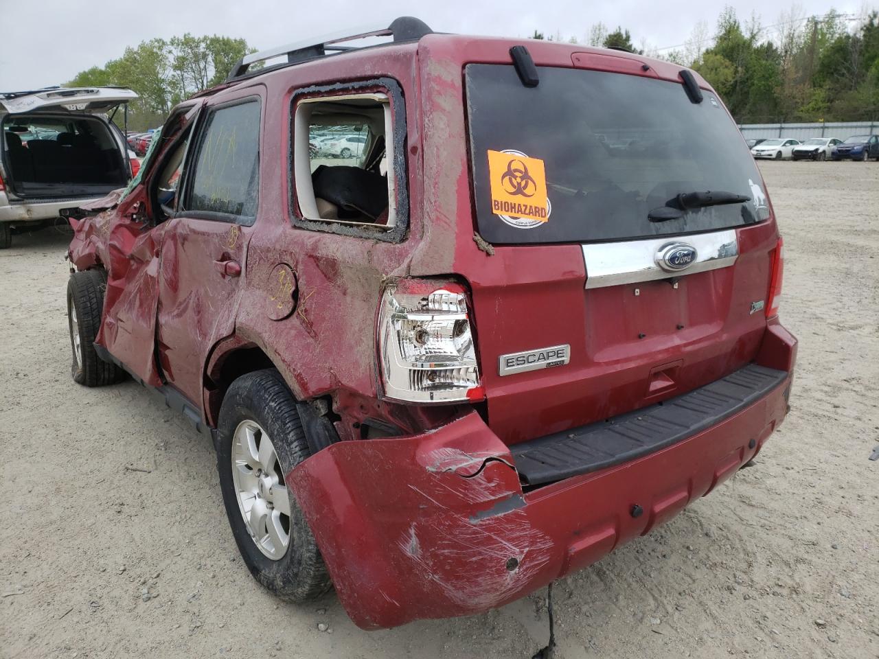 Photo 3 from auction – 2012 FORD ESCAPE LIM with VIN 1FMCU0EG2CKB65267