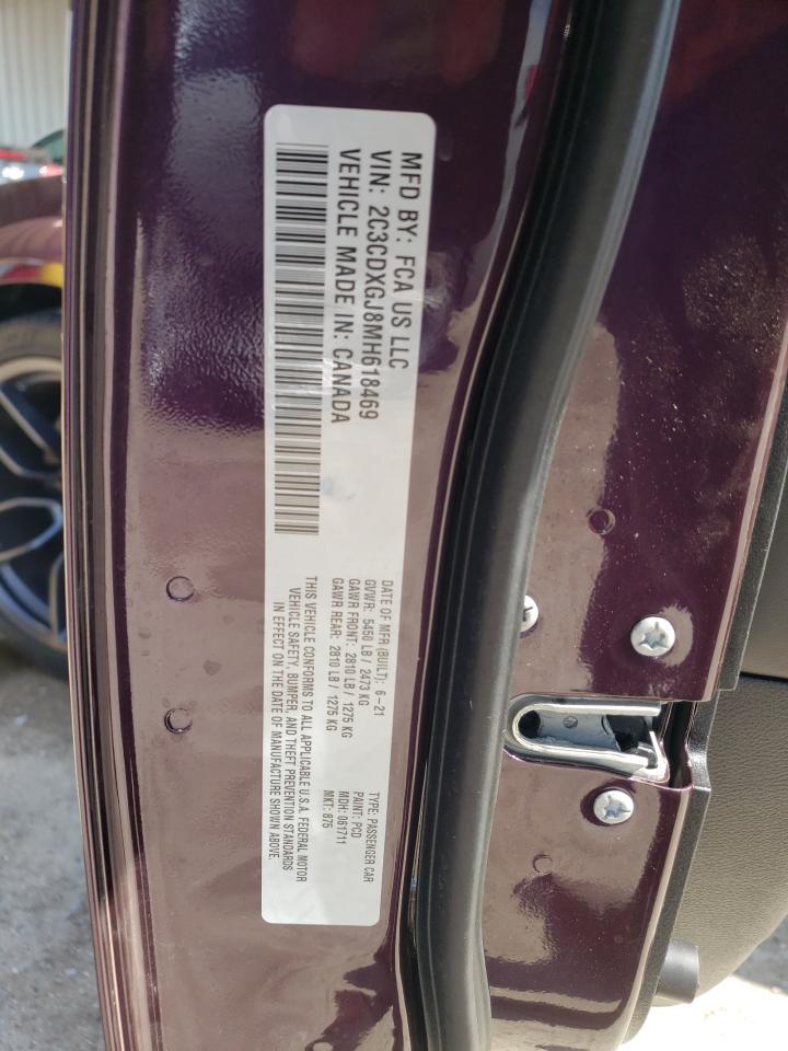 Photo 10 from auction – 2021 DODGE CHARGER SC with VIN 2C3CDXGJ8MH618469