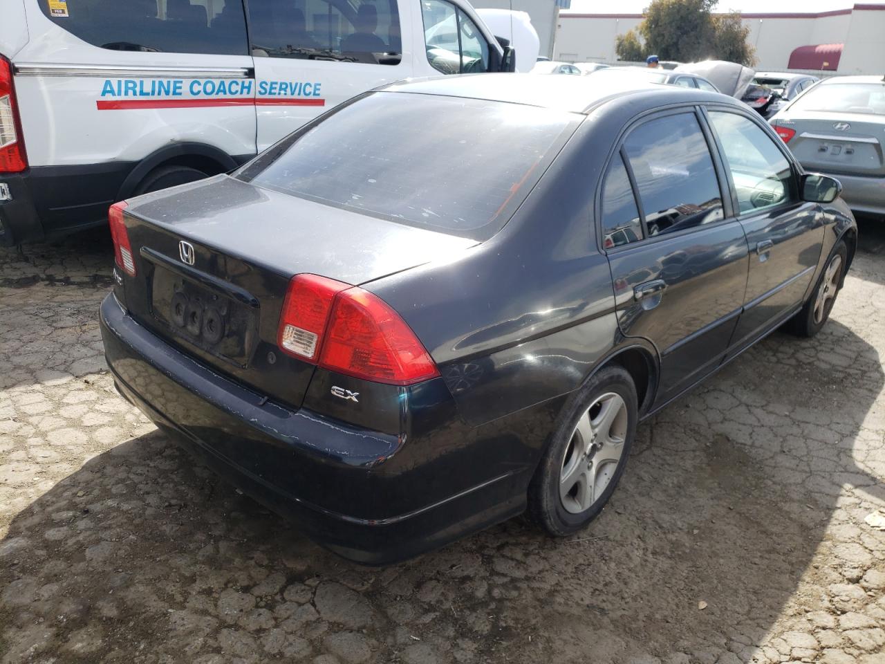 Photo 4 from auction – 2004 HONDA CIVIC EX with VIN 2HGES26714H567160