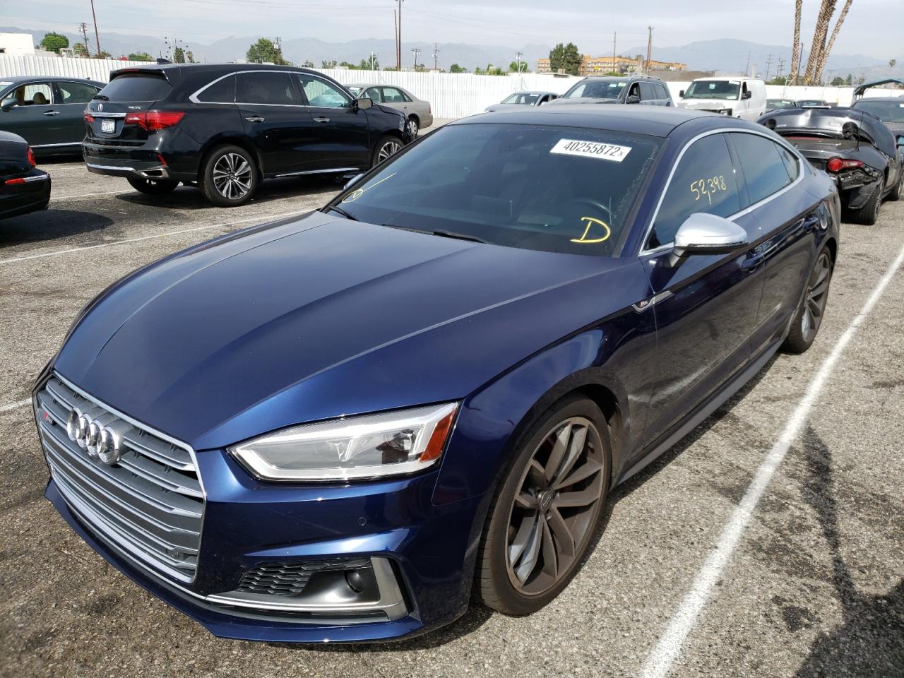 Photo 2 from auction – 2018 AUDI S5 PRESTIG with VIN WAUC4CF51JA005027
