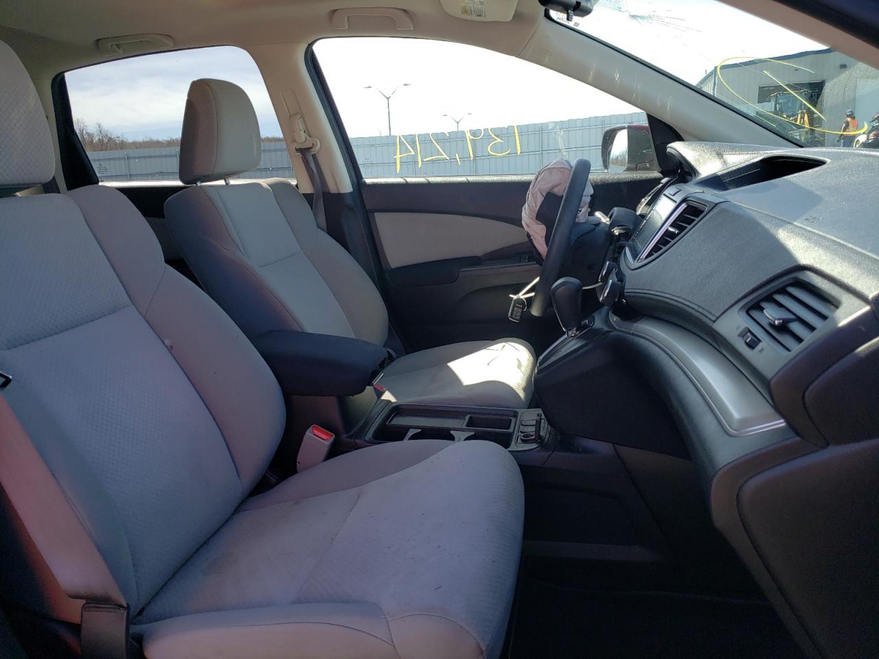 Photo 5 from auction – 2016 HONDA CR-V EX with VIN 5J6RM4H56GL054232
