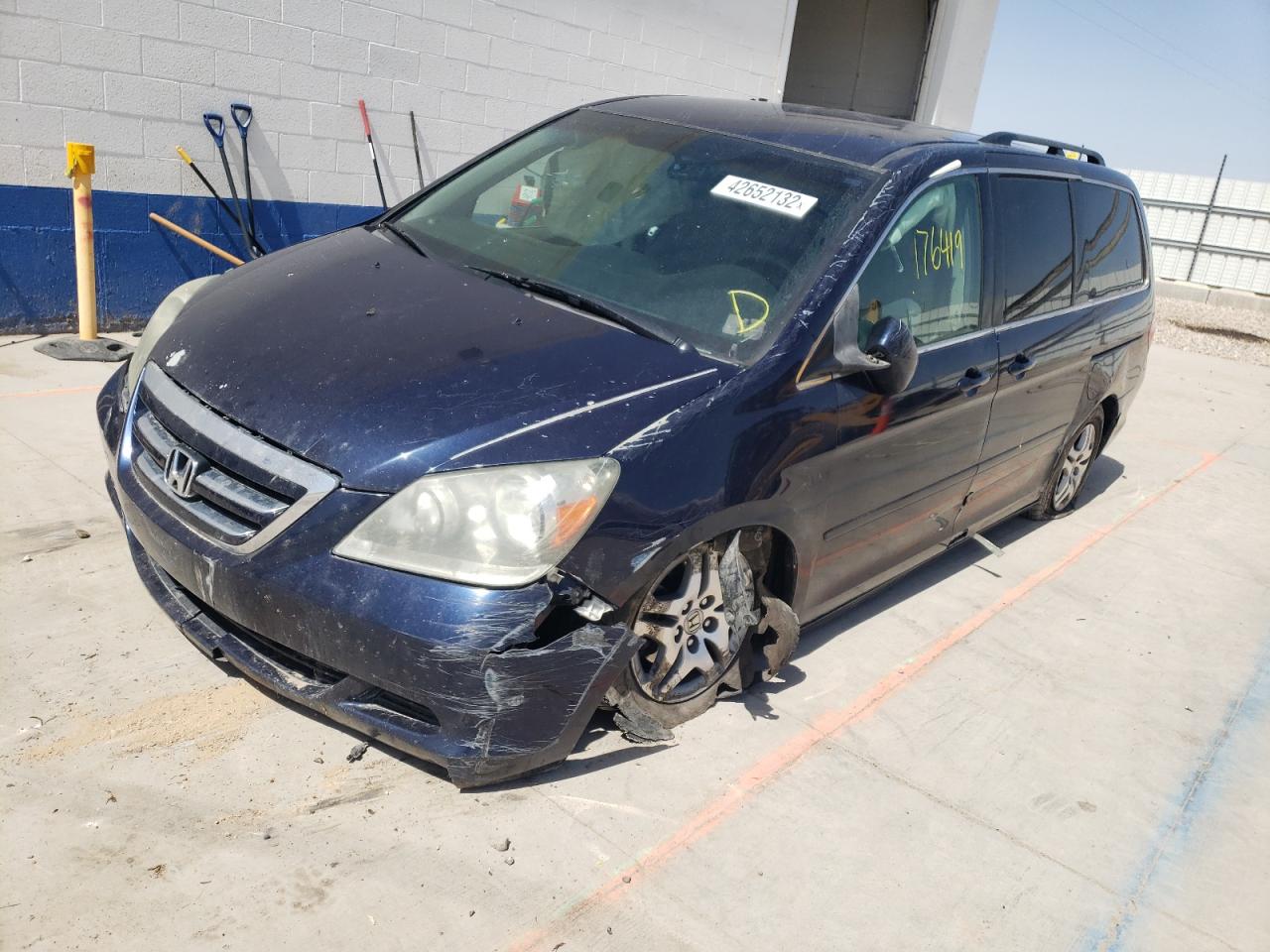 Photo 2 from auction – 2006 HONDA ODYSSEY EX with VIN 5FNRL384X6B090453