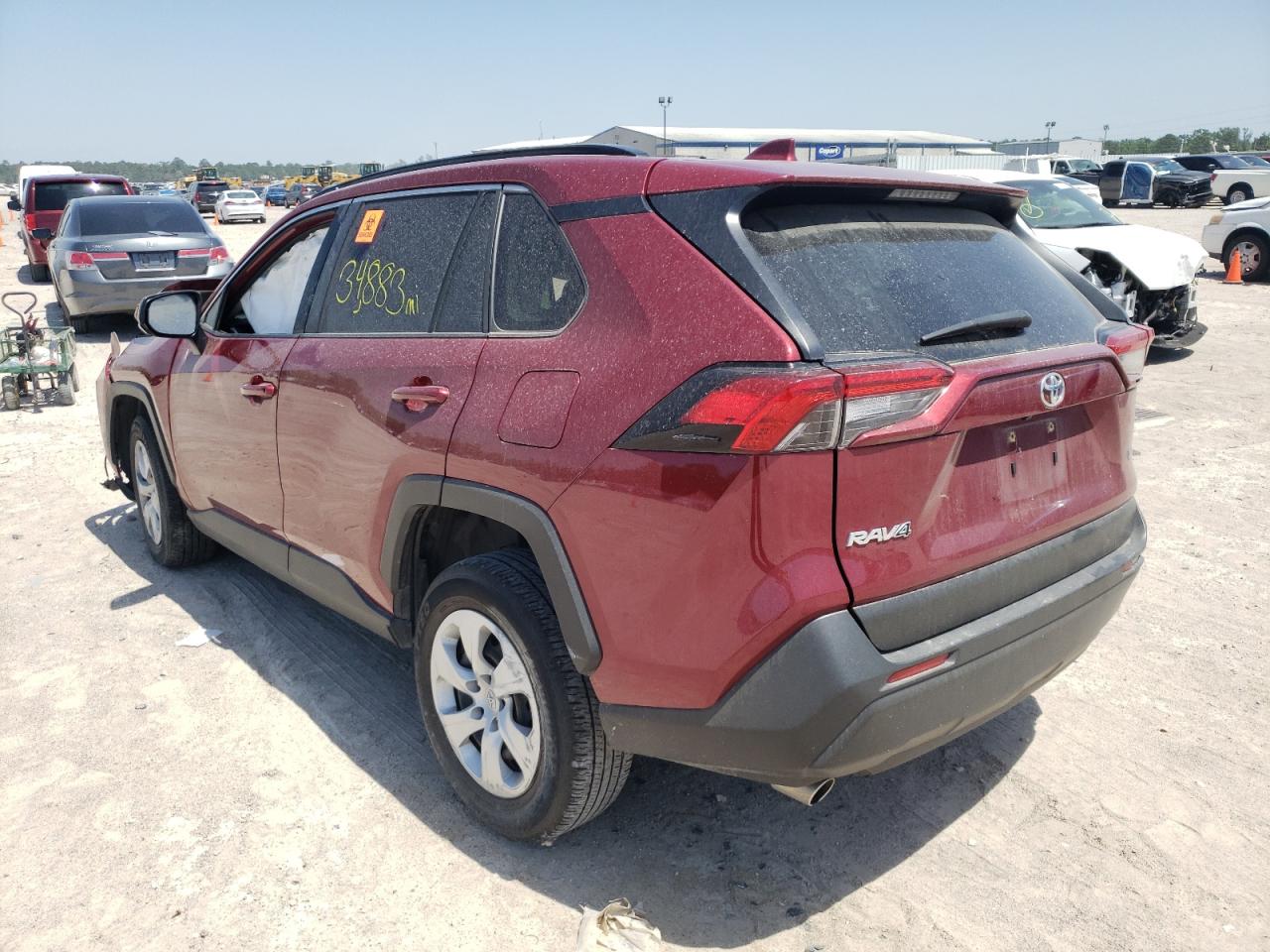Photo 3 from auction – 2020 TOYOTA RAV4 LE with VIN JTMH1RFV9LD049119